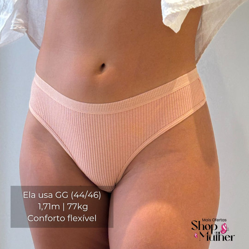 [PROMOÇÃO DE LANÇAMENTO COMPRE 5 LEVE 10] Calcinha CottonConfort® + FRETE GRÁTIS + BRINDES