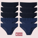 Kit Calcinhas Intimus em Algodão 3 Unidades Cores Sortidas