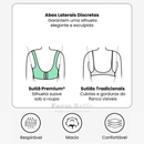 Sutiã Modelador Lux Comfort Sem Costura - Sustentação e Conforto [COMPRE 1 LEVE 2] + BRINDES